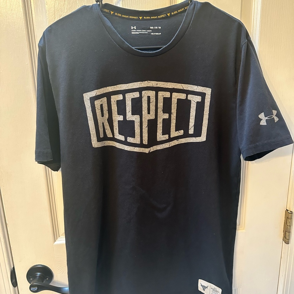 Under Armour Men's Navy Respect Tee